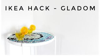 IKEA HACK GLADOMMESA MOSAICO [upl. by Ilat]