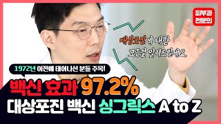 대상포진 예방주사 싱그릭스 효과있나요 주요증상과 치료법 대상포진예방 [upl. by Naj]