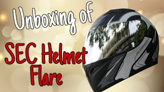 SEC Helmet Flare Edition  Unboxing amp Review [upl. by Etak]