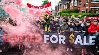 Glazers Out It Is Time To Sell Manchester United  10000 Fans Protest At Old Trafford [upl. by Naarah]