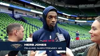 Herb Jones  Pelicans vs Thunder Game 4 Shootaround  2024 NBA Playoffs [upl. by Nalad]