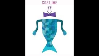 DIY Easy Mermaid Costume Tutorial [upl. by Farr]