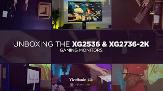 Unboxing the XG2536 and XG27362K Gaming Monitors [upl. by Evonne]