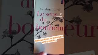 Recommandations livres gratitude et bonheur [upl. by Gianni292]