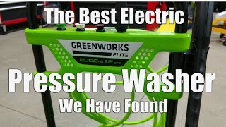 Maintenance Free Homeowner Pressure Washer  Greenworks Elite Electric 2000 PSI [upl. by Nahaj192]