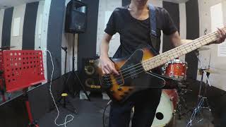 King CrimsonLarks Tongues in Aspic Part1 Bass Cover [upl. by Nibbs147]