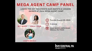 Mega Agent Camp 2024 Agent Panel w Matt Madden Lissette Gonzalez and Shanice Tucker [upl. by Nnair]