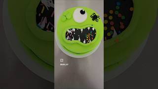 Monsters Inc Mike Wazowski cake cakedecorating cakereels cakevideos [upl. by Mcfadden8]