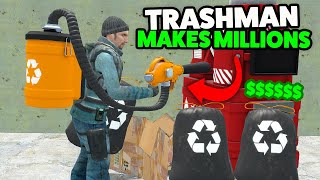 Being A Trashman And Recycling TRASH For MILLIONS  Gmod DarkRP LIFE 45 [upl. by Vogel]