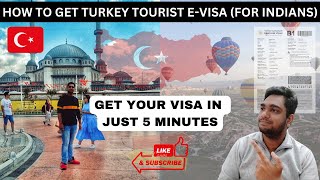 How to apply for Turkey Türkiye EVISA for Indians in 2023 All you need to Know [upl. by Enelec947]