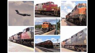 Arizona Trip Part 3 Railfanning And Planespotting Flagstaff day 1 8323 [upl. by Brittney]