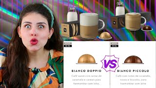 Bianco Doppio VS Bianco Piccolo SISTEMA VERTUO PARA NESPRESSO [upl. by Armond]