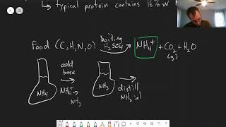 Chapter 11 Kjeldahl Nitrogen Analysis  CHM 214  115 [upl. by Cnahc]