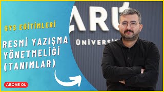 Resmi Yazışmalarda Uygulanacak Usul ve Esaslar Hakkında Yönetmelik [upl. by Ainot]