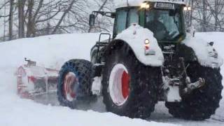 Marjollet TP  Déneigement  Fendt snow removal [upl. by Bonney]