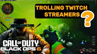 Trolling Streamers Playing Search amp Destroy  Black ops 6 Gameplay [upl. by Ztnarf]