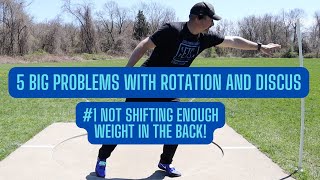 GET MORE WEIGHT OVER THE PIVOT FOOT  Top 5 Problems with Rotational Shot Put and Discus Throwers [upl. by Pineda]