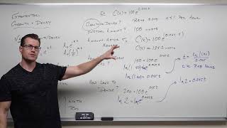 Exponential Growth and Decay Precalculus  College Algebra 66 [upl. by Aicirtac]