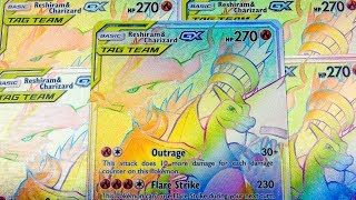 Opening 28 Reshiram amp Charizard Rainbow Rares Pokemon TCG Compilation [upl. by Oisorbma]