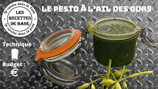 Le pesto à lail des ours et pickles de fleurs dail des ours Economique et zéro gâchis [upl. by Anerom]