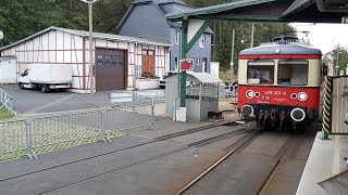 Sound Video Eine Fahrt mit dem ET 479 2016 der Oberweißbacher Schwarzatalbahn [upl. by Htrag115]