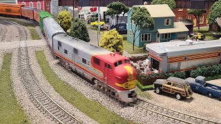 HO scale Fostoria model Railroad Club hang out with friends [upl. by Miche]