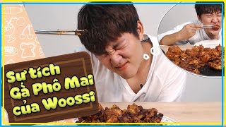 Sự tích Gà phô mai Fondue của Woossi  Mukbang Gà chấm phô mai Fondue dễ làm [upl. by Conner322]