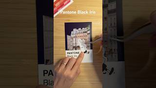 Pantone Black Iris pantonechallenge music pop collage journaltherapy journaling paperasmr [upl. by Ronoel]