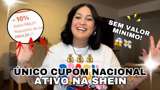 CUPOM NACIONAL DA SHEIN PARA JULHO DE 2024 [upl. by Ordnas106]