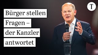 Bürgerdialog mit Bundeskanzler Olaf Scholz in Berlin 040924  Thüringen Sachsen SPD AfD BSW [upl. by Sac]