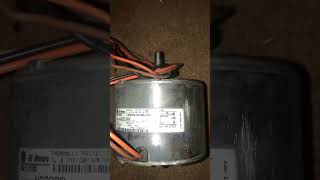 220V motor out of a HVAC condenser unit that takes a 5uF run capacitor [upl. by Umeh820]