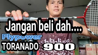 Review Raket Badminton Flypower Tornado 900 [upl. by Nosraep293]