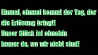 Böhse Onkelz  Einmal mit Text [upl. by Solokin42]