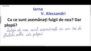 Iarna  de Vasile Alecsandri [upl. by Josefina423]