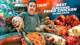 65 pesos FLAVORED Kanto Style FRIED CHICKEN in Malabon City  TIKIM TV [upl. by Aralc670]