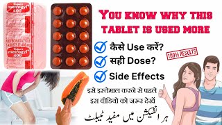 metronidazole tablet 400 mg  metronidazole tablet ip 400mg hindi  metrogyl 400 mg tablet used for [upl. by Sibelle]