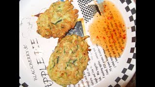 How to make Easy Courgette Fritters [upl. by Htebsil767]