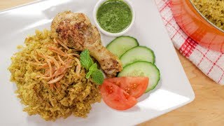 Chicken Biryani Recipe Kao Mok Gai ข้าวหมกไก่ Hot Thai Kitchen [upl. by Urania121]