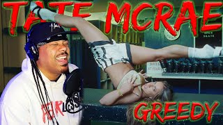 SHES NOT A GAME  Tate McRae  GREEDY  Rapper REACTION  Commentary [upl. by Mchugh]