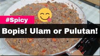 Spicy Bopis Panlasang Pinoy Beef Lungs Recipe  Vlog 26 [upl. by Frechette]