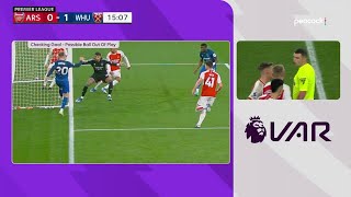 Another VAR Controversy AGAINST Arsenal Ball In  Referee Decision [upl. by Anirbak]