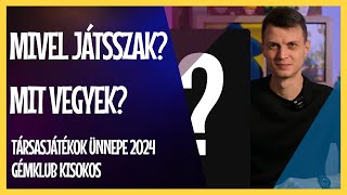 MIVEL JÁTSSZAK MIT VEGYEK  Gémklub Kisokos a Társasjátékok Ünnepére [upl. by Dibri319]