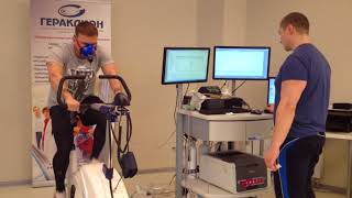 Wingate Test VO2 max on Excalibur Sport [upl. by Ahtela729]