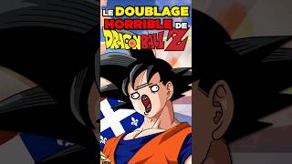 Le DOUBLAGE HORRIBLE de DRAGON BALL Z 🫣 [upl. by Zetnas]