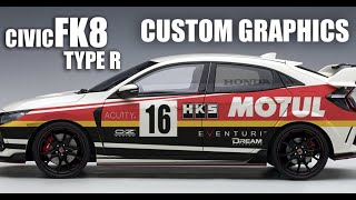 CIVIC FK8 TYPE R GRAPHICSWRAP [upl. by Anum144]