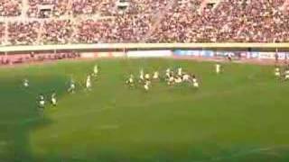 20071202 ラグビー早明戦＠国立 後半19分トライシーン！ [upl. by Dnaltruoc]