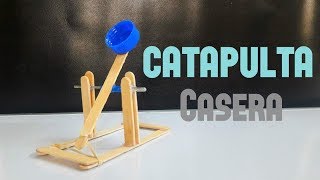 Cómo Hacer Una Catapulta Casera [upl. by Lerraj]