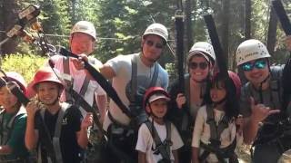 Tahoe Vista Treetop Adventure Course  8102016 [upl. by Lavinia]