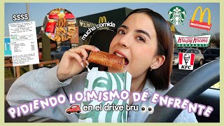 pidiendo lo mismo que la persona de enfrente 🍔🍟🚗 [upl. by Melisande16]