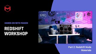 HOWMaxon Intro to Redshift Node Materials [upl. by Amadus625]